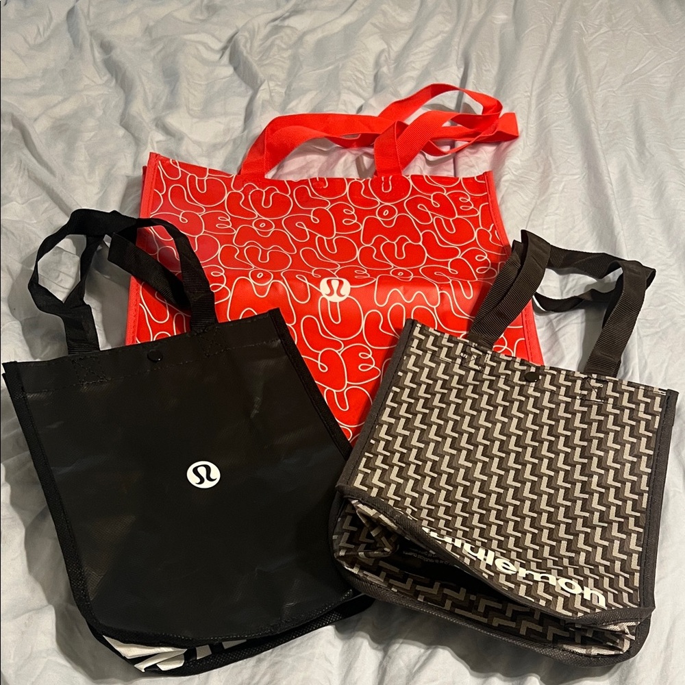 Lululemon Red, Black, and Gray Bags - Picture 1 of 17